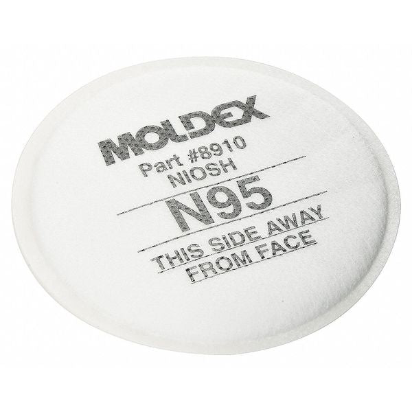 Filter, threaded, N95, White, 10 PK, NIOSH