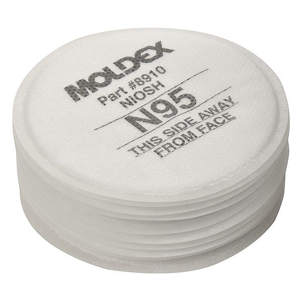 Filter, threaded, N95, White, 10 PK, NIOSH