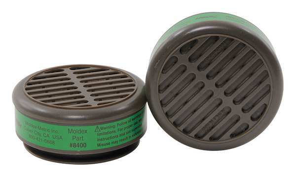 Cartridge, Snap On/Off, AM, MA, Green, 10 PK, NIOSH
