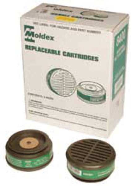 Cartridge, Snap On/Off, AM, MA, Green, 10 PK, NIOSH
