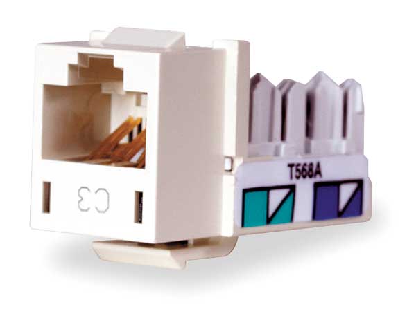 Jack, Office White, Cat6