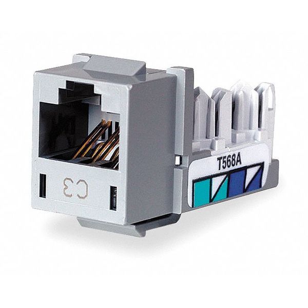 Jack, Gray, Cat6, Rj45