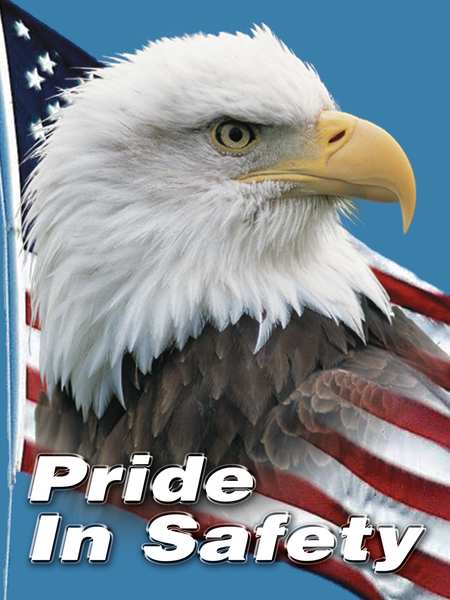 Safety Poster, 24 x 18In, FLEX PLSTC, ENG