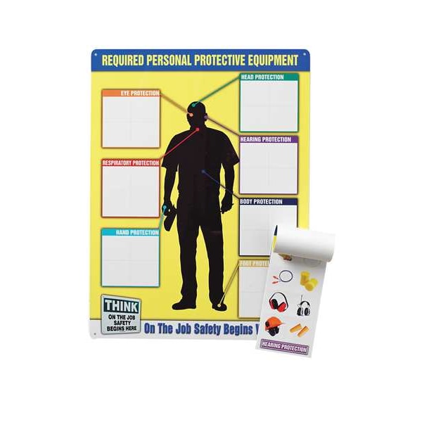PERSNL PROTECTIV EQUIP CHART/LBL BOOKKIT