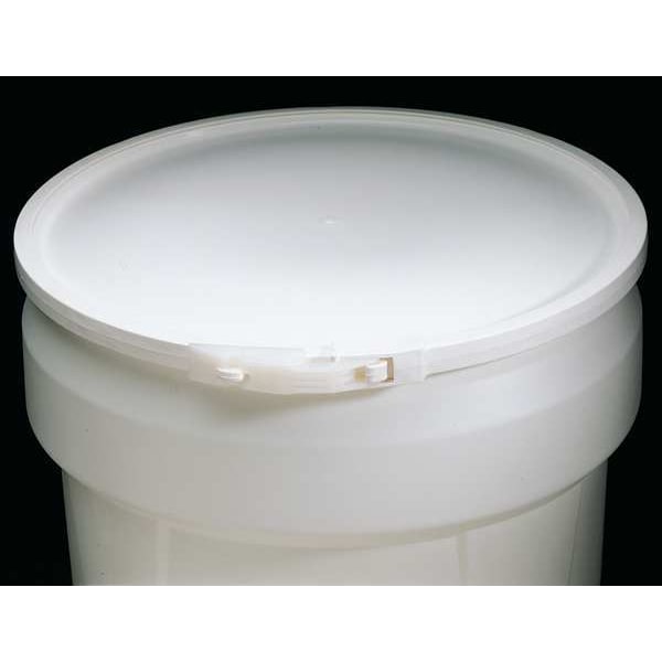 Open Head Overpack Drum, Polyethylene, 30 gal, Unlined, Yellow