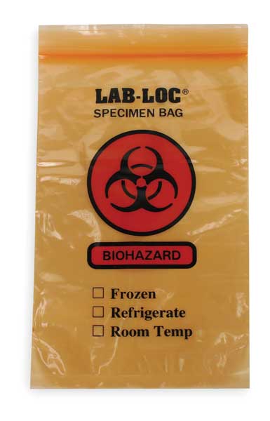 Specimen Transfer Bag, 9 In. L, PK1000