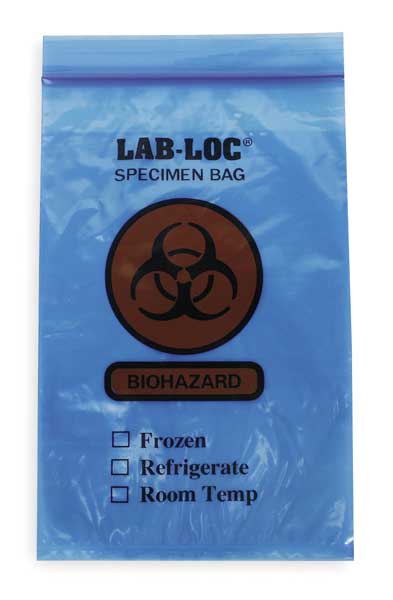 Specimen Transfer Bag, 6 In. W, PK1000