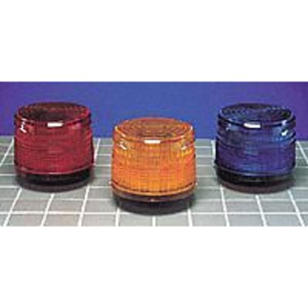 Warning Light, Strobe Tube, Red, 120VAC