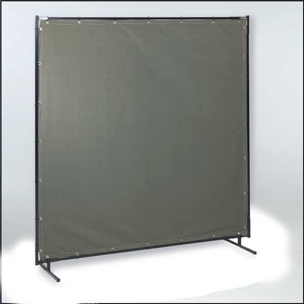 Protect-O-Screens (R) 6 ft Wx6 ft, Charcoal Gray