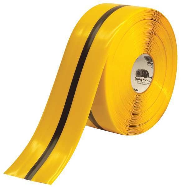 Traffic Marking Tape, Roll, 4In, 100 ft. L