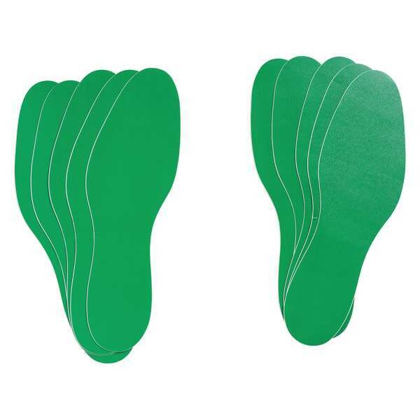 Rmvbl Marking Tape, Green, 3-3/4InW, PK10