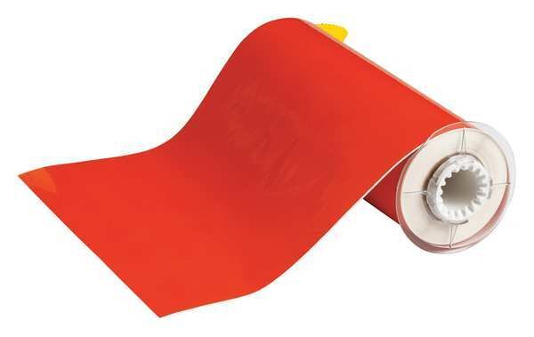 Label Tape Cartridge, Orange, Labels/Roll: Continuous