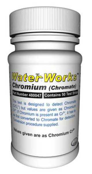 Test Strips, Chromium, 0.1-50ppm, PK50