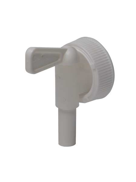 Faucet, PE/PP, 38mm, Translucent
