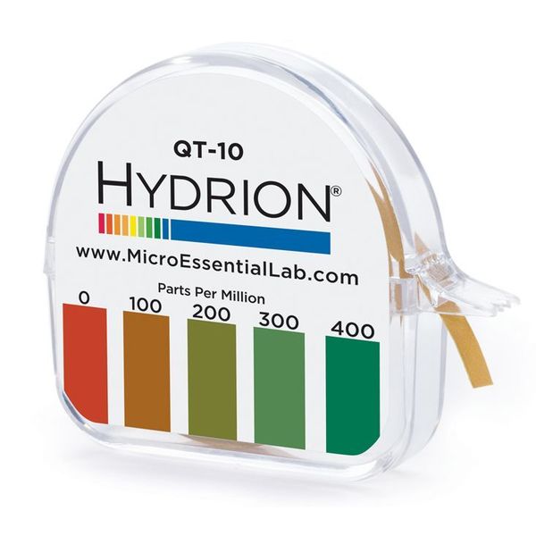 Test Paper, Quatenary, 0-400 ppm, PK10