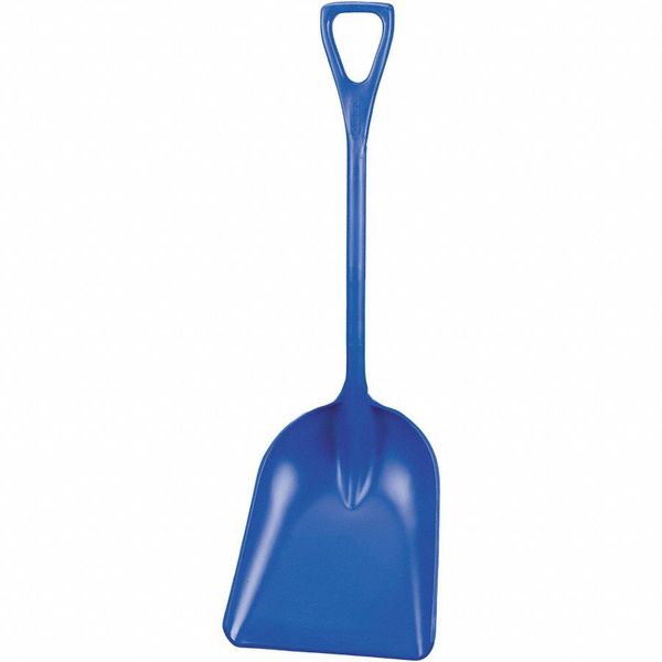 Hygienic Shovel, Blue, 14 x 17 In, 42 In L