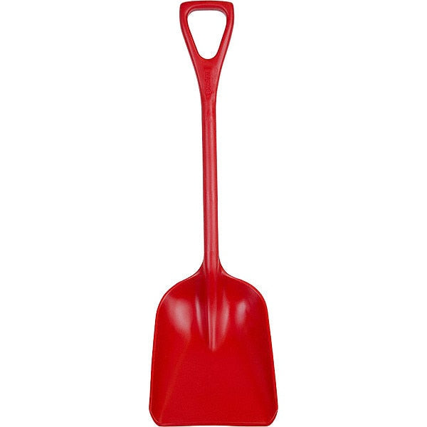 Hygienic Shovel, Red, 11 x 14 In, 38 In L