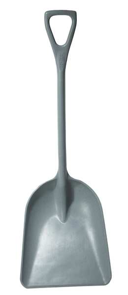 Industrial Shovel, 14 In. W, Gray