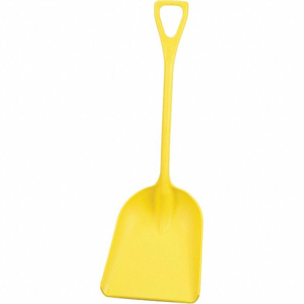 Hygienic Shovel, YLW, 14 x 17 In, 42 In L