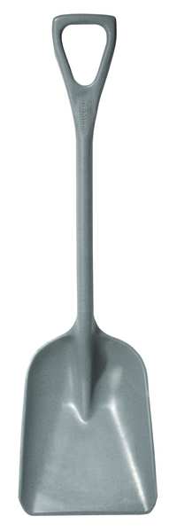 Industrial Shovel, 11 In. W, Gray