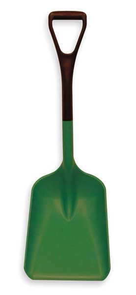 Industrial Shovel, 10-1/2 In. W, Green