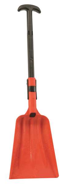 Industrial Shovel, 10 In. W, Orange