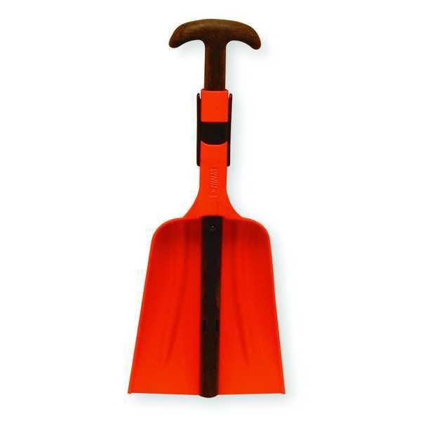 Industrial Shovel, 10 In. W, Orange