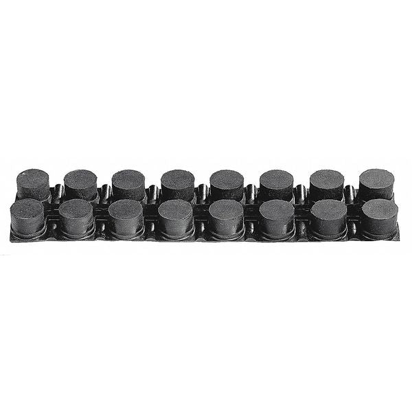 Mat Connector Grease Resistant Natural Rubber 9 in 1 in 7/8 in