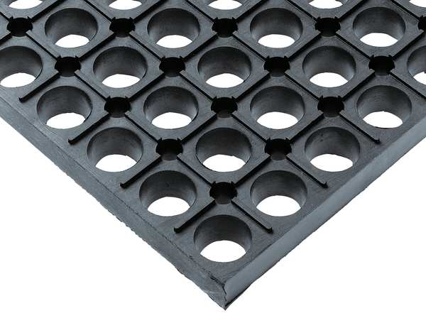 Mat Connector Grease Resistant Natural Rubber 9 in 1 in 7/8 in