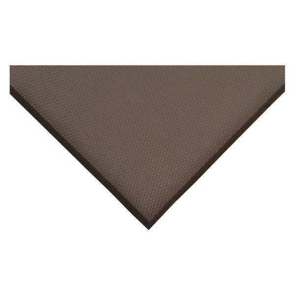 Antifatigue Mat, Black, 5 ft. L x 3 ft. W, Nitrile/PVC Foam Blend, Textured Surface Pattern