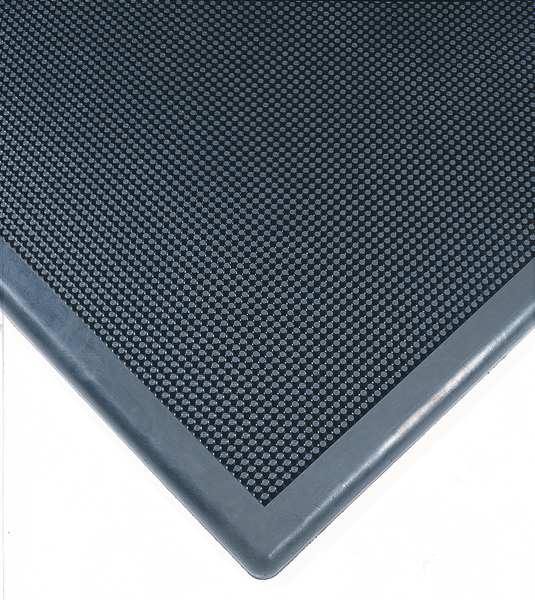 Footwear Sanitizing Mat, Black, 2ftx2ft 8
