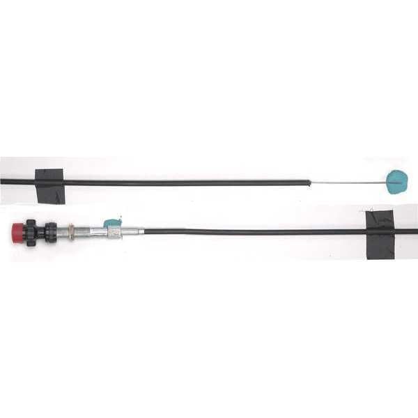 Exterior Throttle Cables, Heavy-Duty Adjustable Locking Control, 180 in Length
