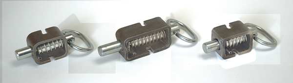 Spring Latch W/Tube, 5/8 In, SS