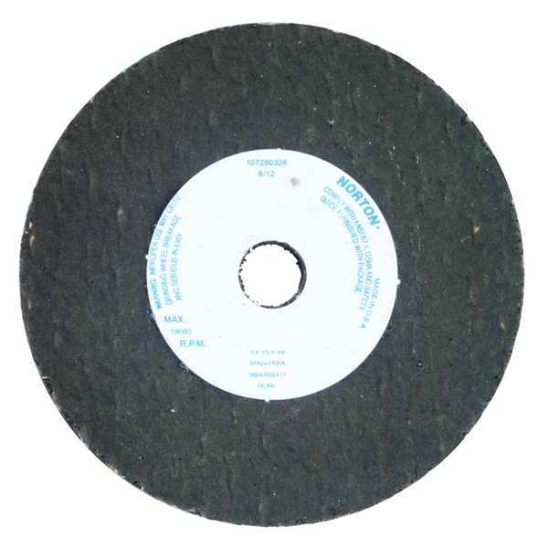 Gemini Grinding Wheel, T1, 2.5x1/2x3/8, AO, 24G, Blk