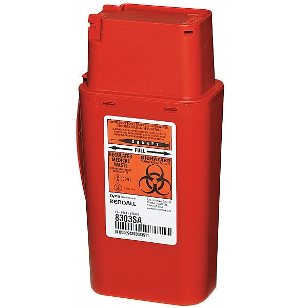Sharps Container, 1/4 Gal., PK2