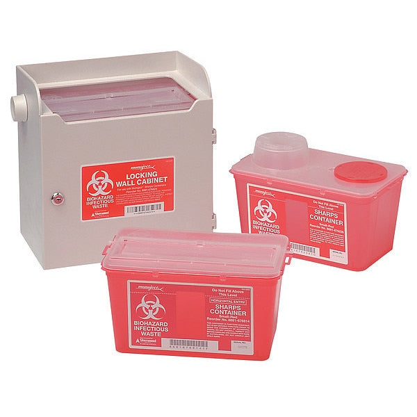 Sharps Container, 2 Gal., Chimney Top, PK5
