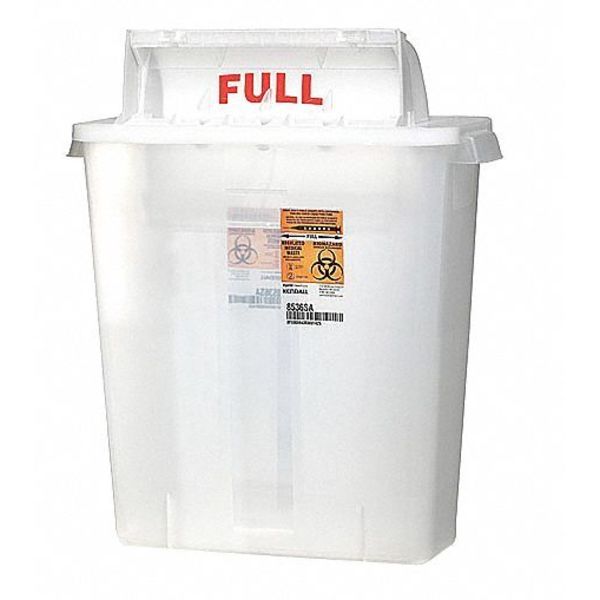 Sharps Container, 3 Gal., Red, PK5