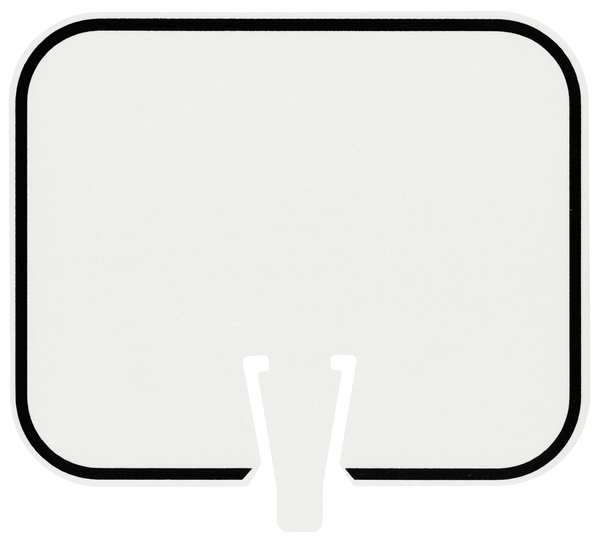 Traffic Cone Sign, 10 1/2 in H, 12 3/4 in W, 535-00097