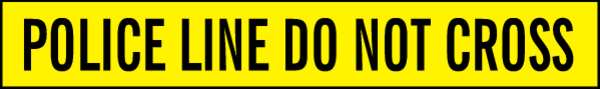 Barricade Tape, Yellow/Black, 1000ft x 3In