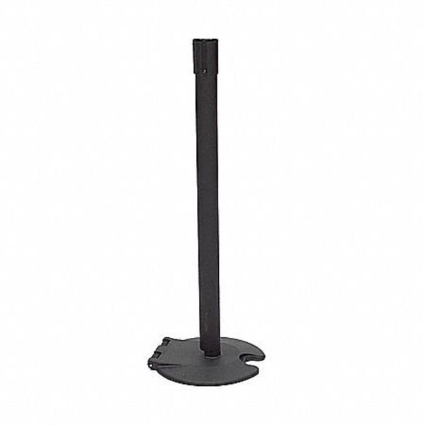 Receiver Post, 39 In H, Black Wrinkle