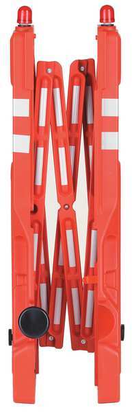 A-Frame Barricade, Polyethylene, 43 in H, 90 in L, 19 in W, Red