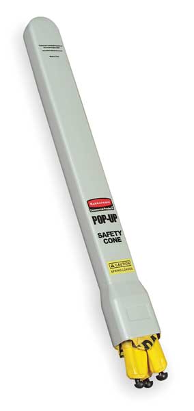 pop-up safety cone, 20 in H, 21 in W, FG9S0000YEL