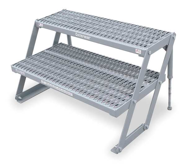 Work Platform, Adjustable Height, Steel 13 to 21 In H