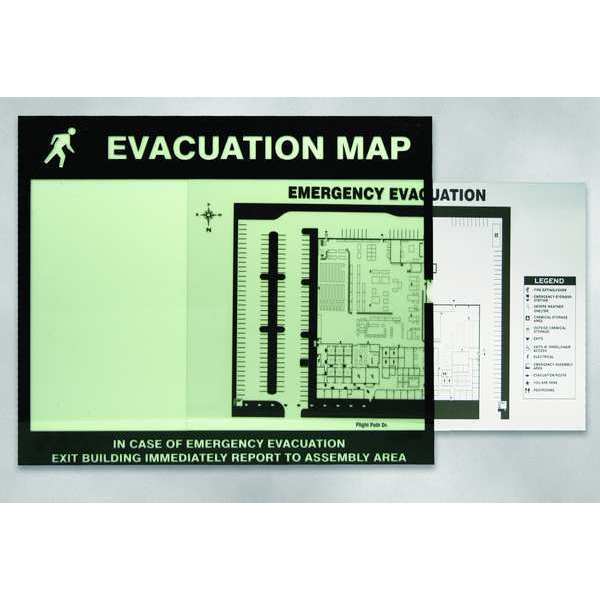 Map Holder, Fits 8 1/2 x 11 In Map