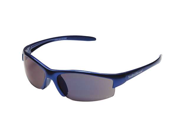 Safety Glasses, Wraparound Clear Polycarbonate Lens, Scratch-Resistant