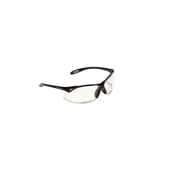 Safety Glasses, Wraparound Clear Polycarbonate Lens, Anti-Fog