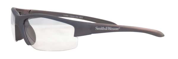 Safety Glasses, Wraparound Clear Polycarbonate Lens, Scratch-Resistant