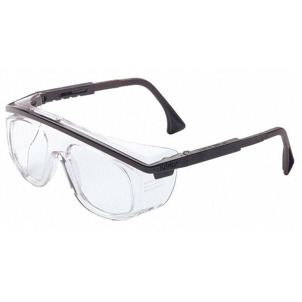 Safety Glasses, OTG Clear Polycarbonate Lens, Scratch-Resistant
