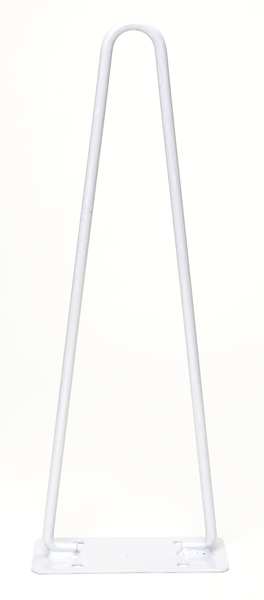 Horizontal Mount Cone Holder, Steel, 22 in H, 6 7/8 in L, 4 in W, Silver