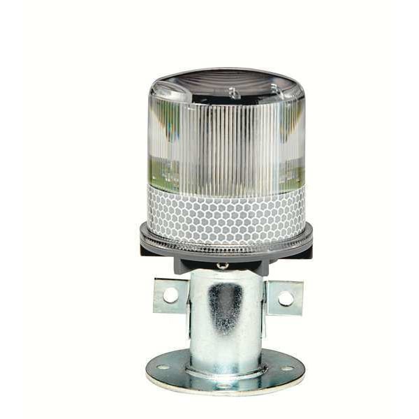 Warning Light, (4) LED, White, Solar NiMH